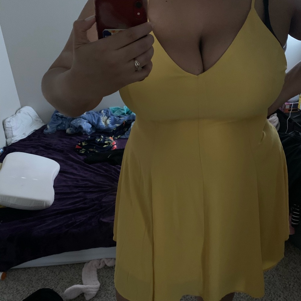 Yellow dress